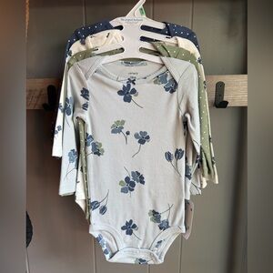 Carters 4 pack long sleeve onesies